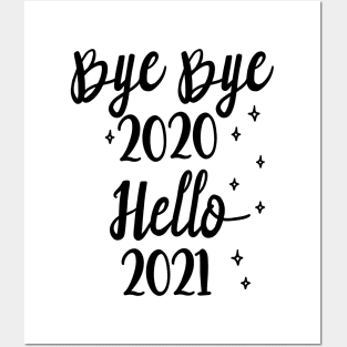 Hello 2021, Happy New Year 2021 Christmas, Merry Christmas Posters and Art